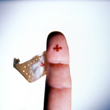 blood test prick on finger